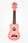 Ukulele Dolphin Bridge Pink Burst