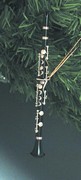 Ornament Clarinet Black 6"